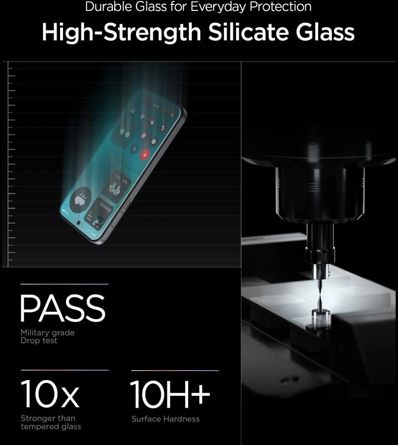 GRŪDINTAS STIKLAS Spigen GLAS.TR EZ FIT PRO AC HD 2-PACK NOTHING PHONE 4A PRO CLEAR