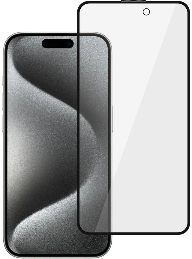 Grūdintas stiklas Tel Protect 10X Privacy Plus Titanium, skirtas iPhone 16 Pro/17 (dėklas)
