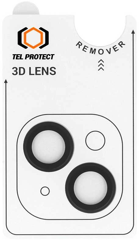 Grūdintas stiklas Tel Protect 3D Lens skirtas Apple iPhone 11 juodas (objektyvui 2 vnt)