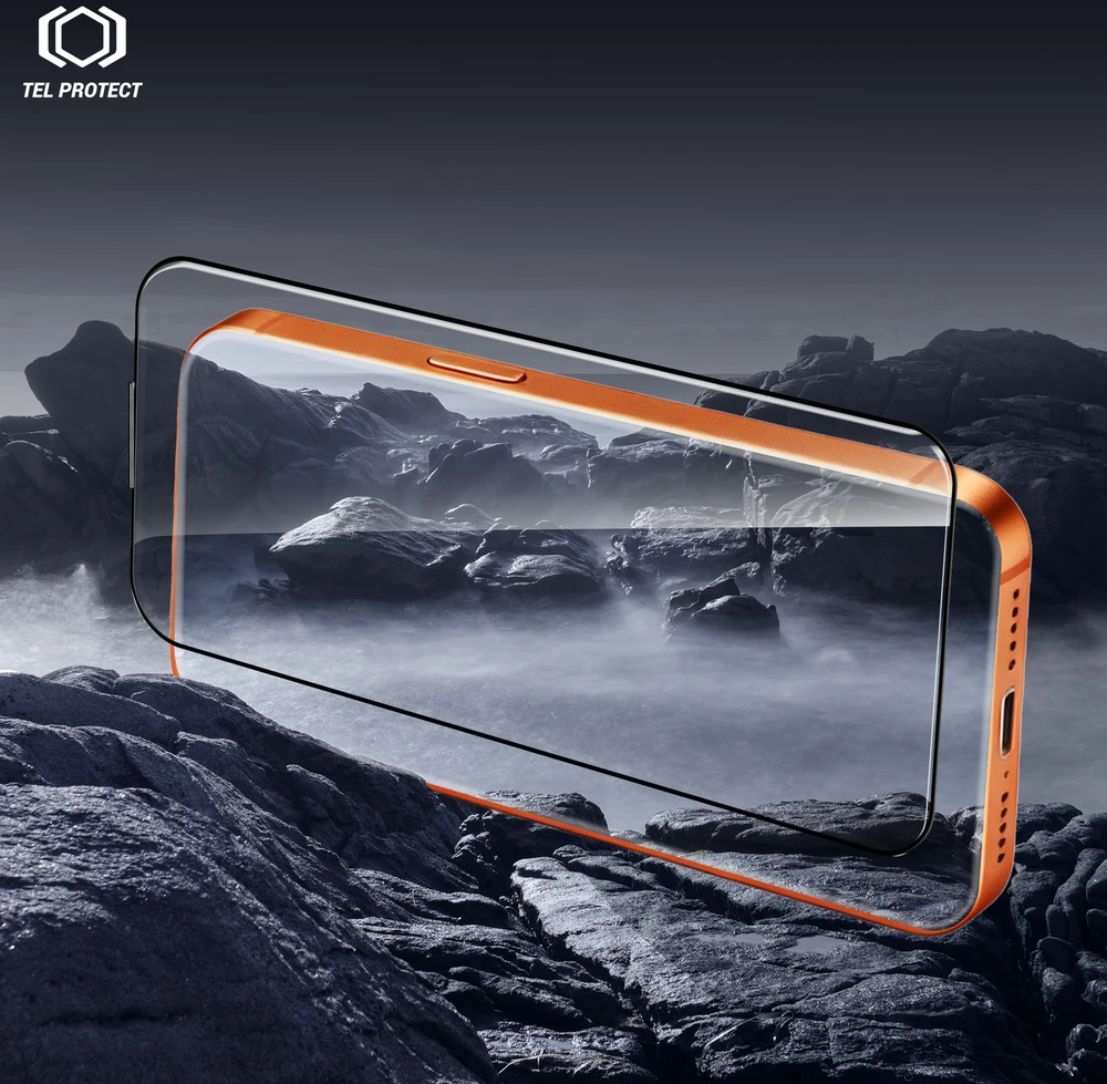 Grūdintas stiklas Tel Protect Dust-Free Easy Fit HD Titan skirtas Samsung Galaxy S26 Ultra juodas (with fingerprint unlock)