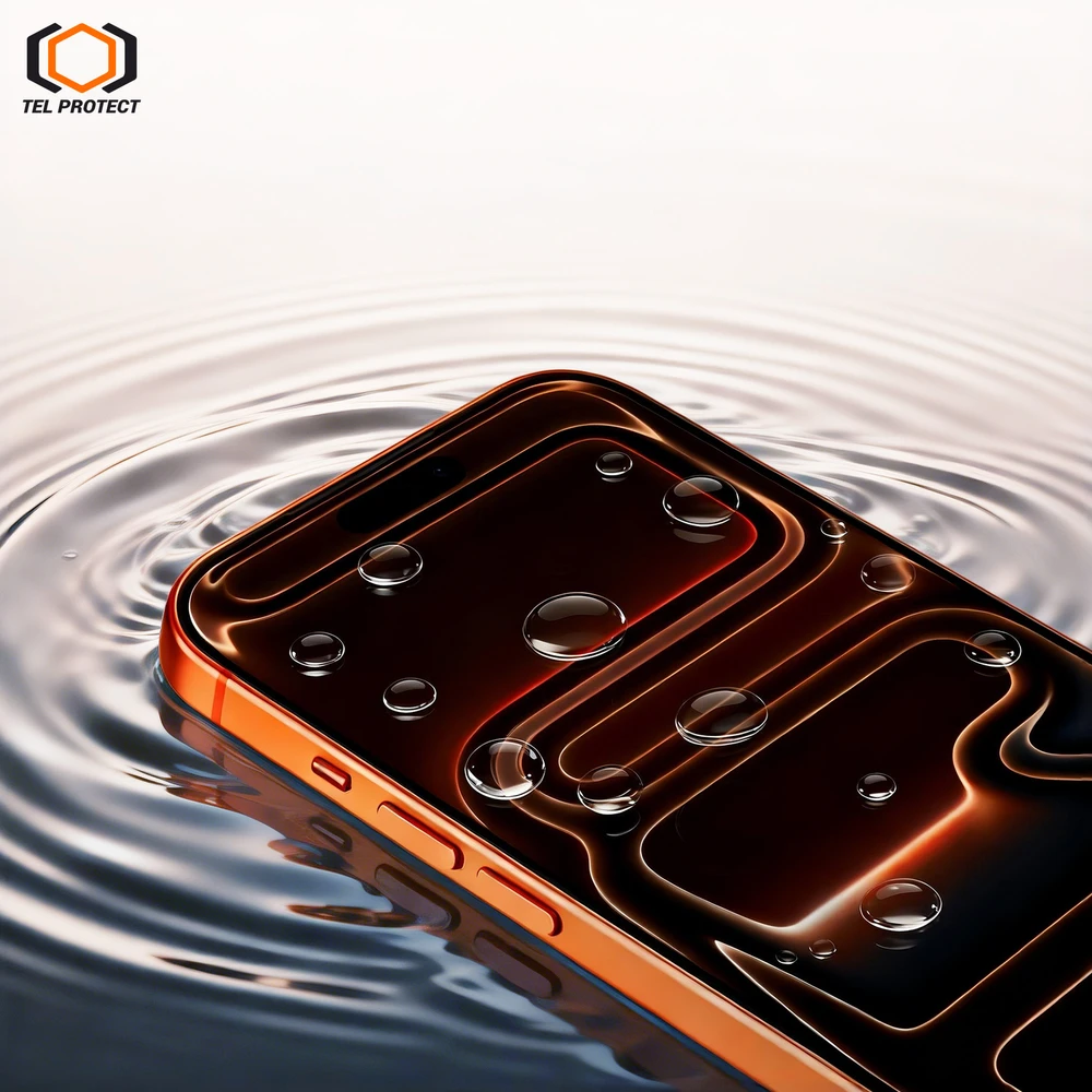 Grūdintas stiklas Tel Protect Dust-Free Easy Fit Full Glue 6D skirtas Apple iPhone 14 Pro Max juodas