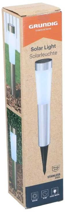 Grundig - Solar Garden Lamp LED 7.5x56 cm