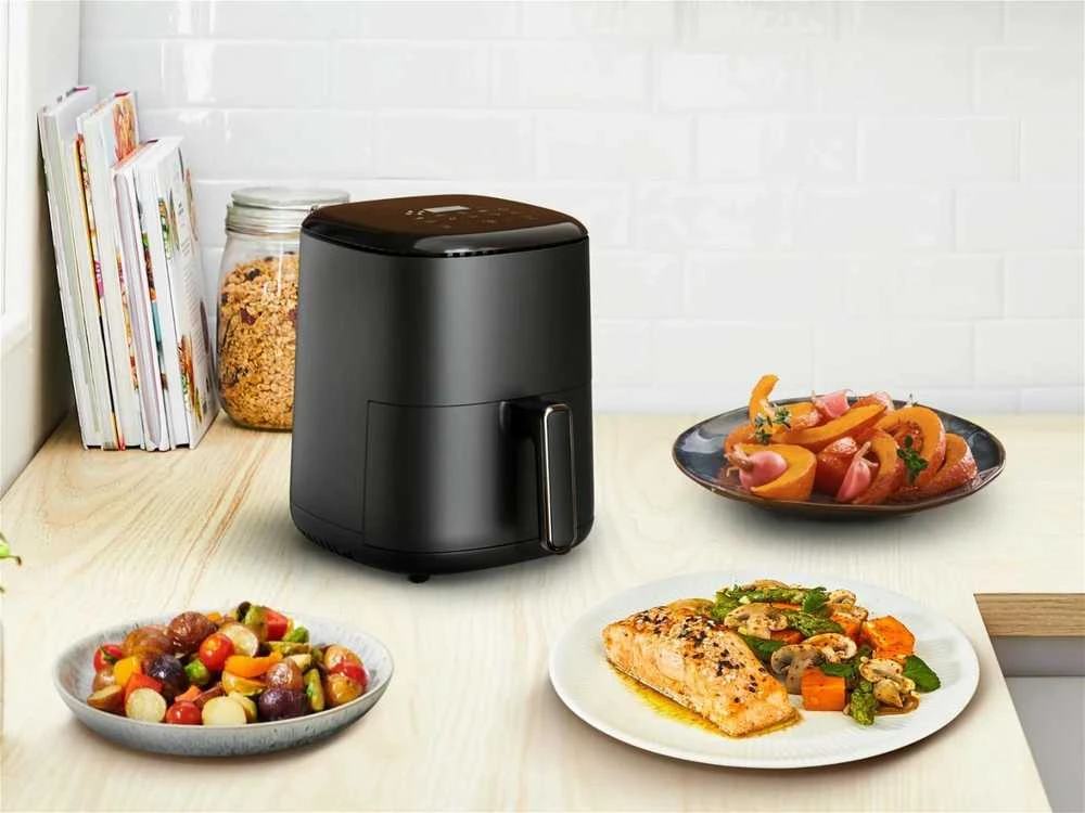 TEFAL | Kompaktiška gruzdintuvė „Easy Fry“ | EY145810 | Galia 1300 W | Talpa 3 l