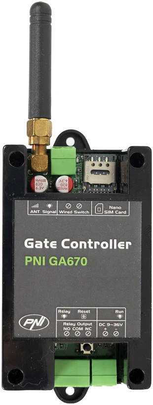 GSM 4G PNI GA670 relė garažo durų, vartų ir užtvarų valdymui