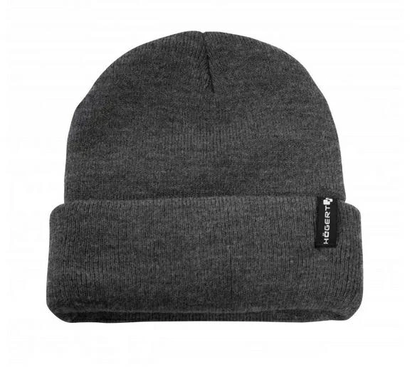 Kepurė GTV EGON winter double hat dark pilka melange uni
