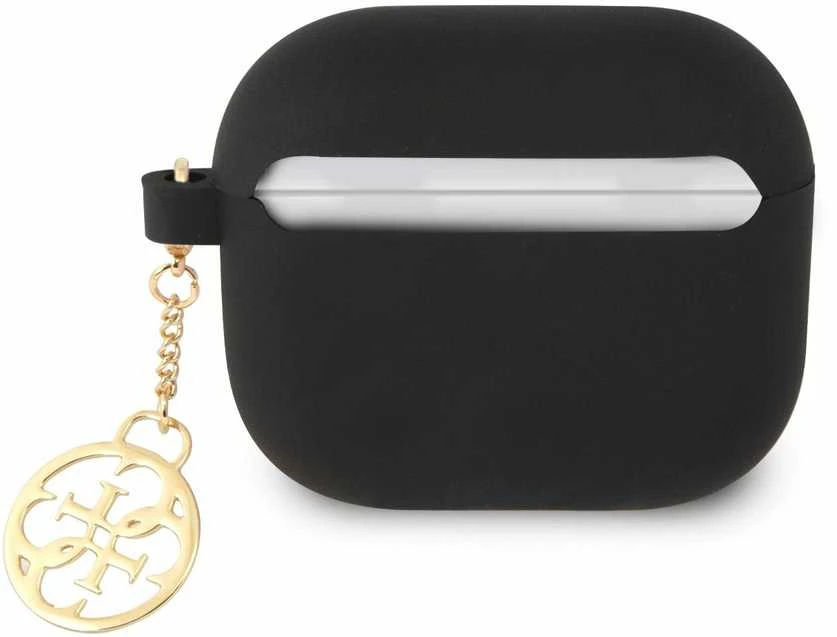 GUESS GUA3LSC4EK AIRPODS 3 COVER CZANY/Juodas CHARM 4G COLLECTION