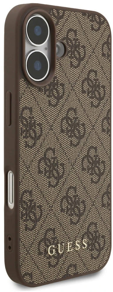 Guess 4G Classic Dėklas iPhone 17 rudos spalvos