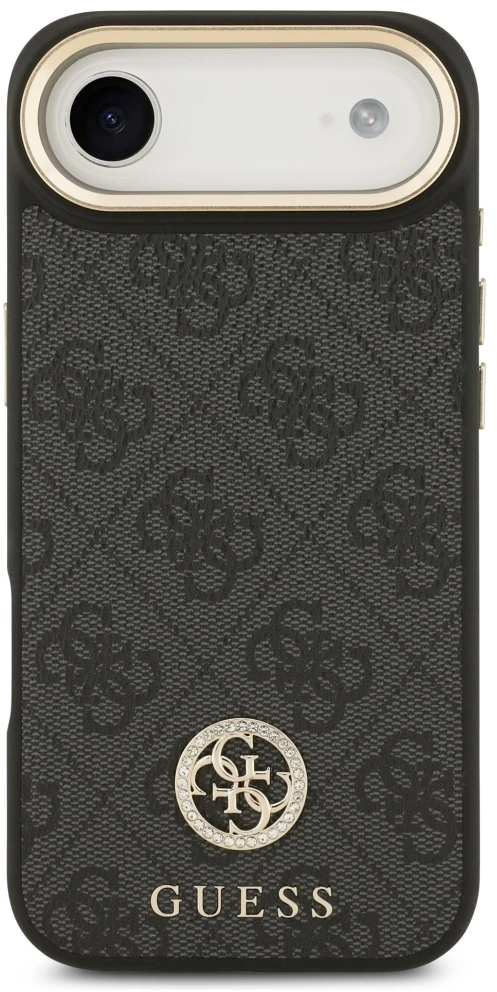 „Guess 4G Strass Logo MagSafe“ dėklas, skirtas „iPhone Air“ - juodas