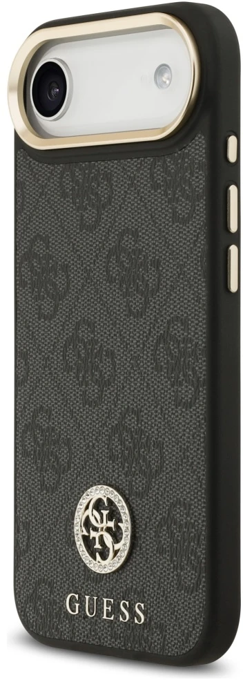 „Guess 4G Strass Logo MagSafe“ dėklas, skirtas „iPhone Air“ - juodas