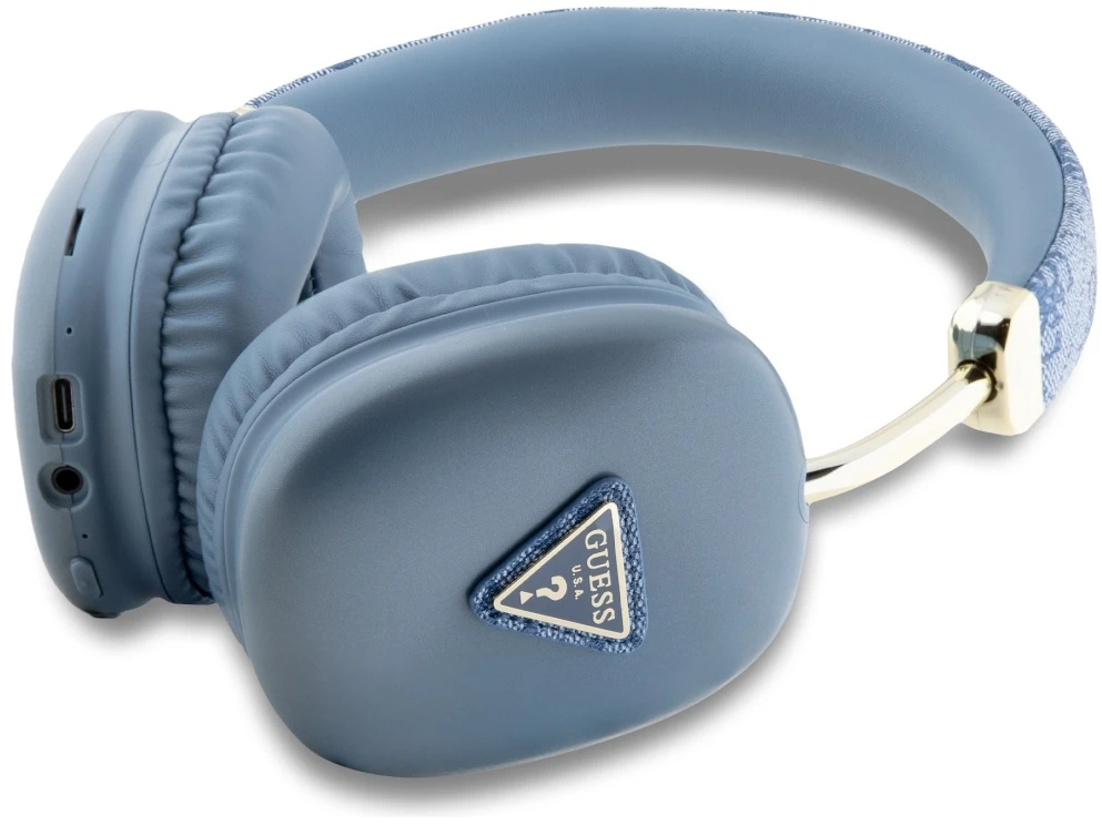Ausinės Guess Bluetooth 4G Triangle Logo mėlynos
