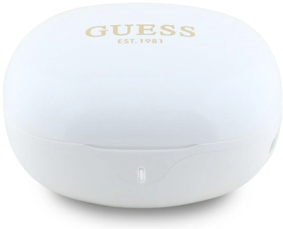 Ausinės TWS Guess Flat Classic Logo Electroplated baltas