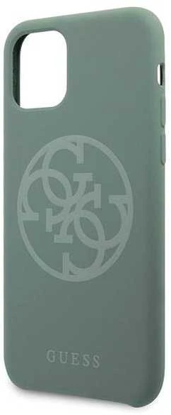 Dėklas GUESS HARD CASE SILICONE 4G TONE ON TONE GUHCN65LS4GKA IPHONE 11 PRO MAX KAKI