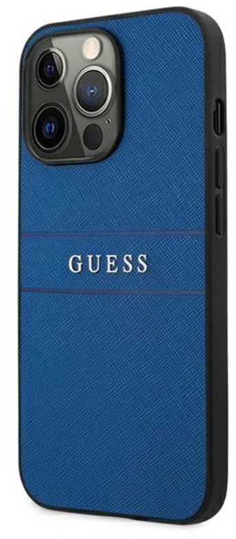 Dėklas GUESS GUHCP13LPSASBBL IPHONE 13 PRO / 13 6.1 "Mėlynas / Mėlynas SAFFIANO STRAP