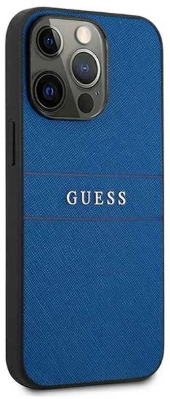 Dėklas GUESS GUHCP13LPSASBBL IPHONE 13 PRO / 13 6.1 "Mėlynas / Mėlynas SAFFIANO STRAP