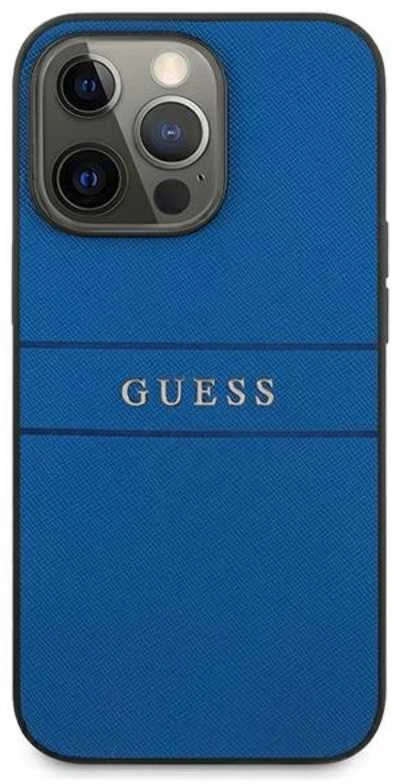 Dėklas GUESS GUHCP13LPSASBBL IPHONE 13 PRO / 13 6.1 "Mėlynas / Mėlynas SAFFIANO STRAP
