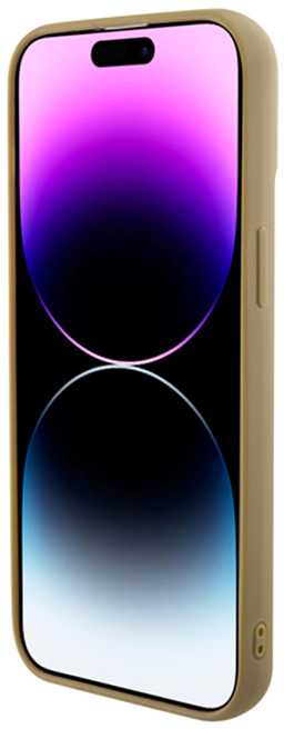 Dėklas GUESS GUHCP15SPMSDGSD IPHONE 15/14/13 6.1 "ZOTY / GOLD HARDCASE DISCO METAL SCRIPT