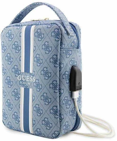 Guess krepšys GUHBP4RPSB Organizer mėlynas 4G Printed Stripes