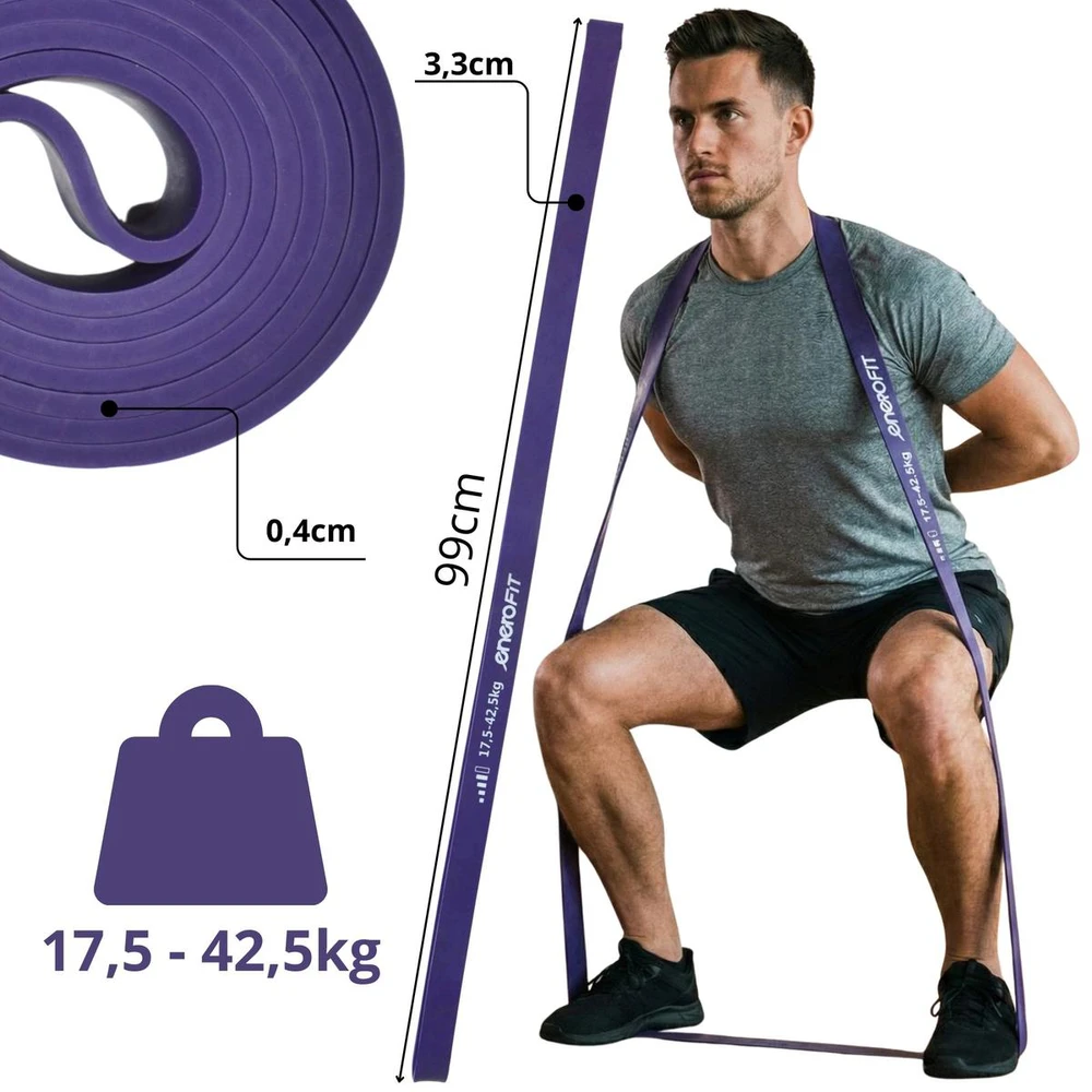 Enero Atsparumo juosta 17,5–42,5kg violeta