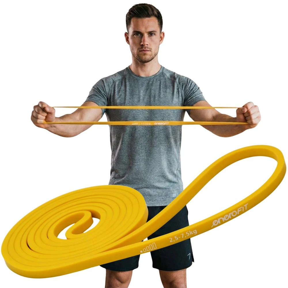 Enero Pasipriešinimo guma EB Fit, 2,5-7,5kg, geltona