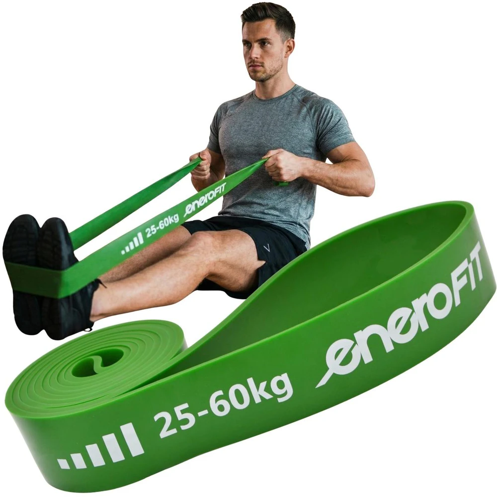 Žalia guminė juosta 25–60 kg Enero Fit