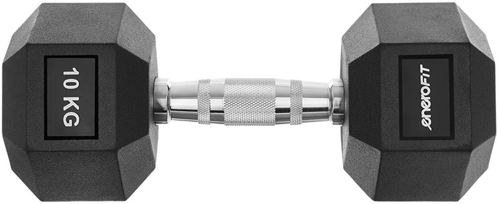 Guminis hantelis 10 kg ENERO FIT