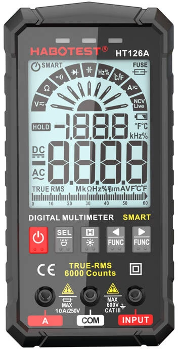 Habotest HT126A Skaitmeninis universalus multimetras