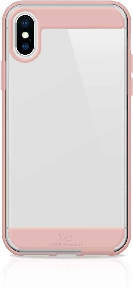Hama Baltas Diamonds „Innocence Clear“ GSM dėklas iPhone X/Xs, rožinio aukso spalvos