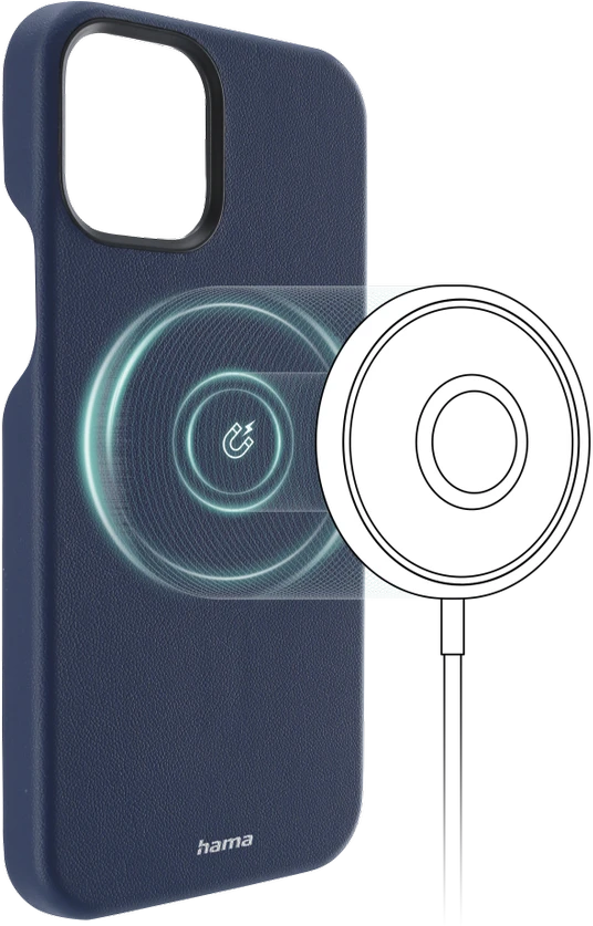 Dėklas HAMA MAGCASE FINEST SENSE CASE IPHONE 12/12 PRO Mėlynas 00196791