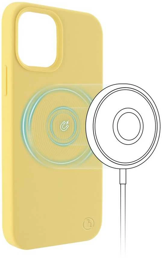 Dėklas HAMA MAGCASE FINEST SENSE CASE IPHONE 12/12 PRO Geltonas 00196794