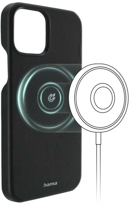 Dėklas HAMA MAGSAFE FINEST SENSE CASE IPHONE 12/12 PRO Juodas 00196788