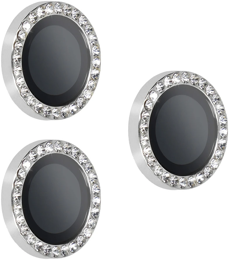 Fusion Accessories Hartowane szkło HARD DIAMOND na aparat (LENS) do Iphone 18 Pro/18 Pro Max Sidabrinė (objektyvas 3 sztuki)