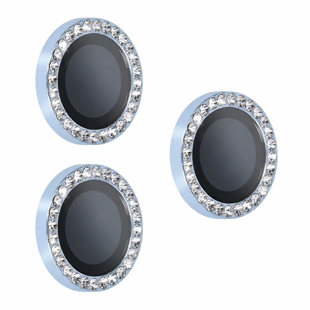 Fusion Accessories Hartowane szkło HARD DIAMOND na aparat (LENS) do Iphone 18 Pro/18 Pro Max jasnoniebieskie (objektyvas 3 sztuki)