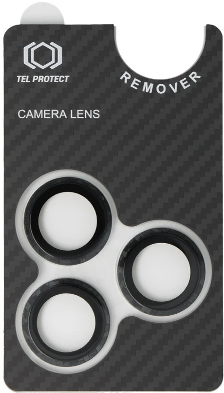Tel Protect 3D Lens Aramid Series grūdintas stiklas kamerai, skirtas Iphone 18 Pro/18 Pro Max (3 vnt. objektyvų)