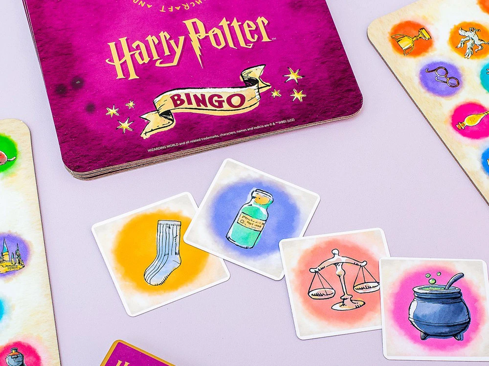 Hasbro „Bingo Harry Potter Game“, vakarėlių žaidimas, skirtas „Hogwarts Adventures“ gerbėjams Gr0671