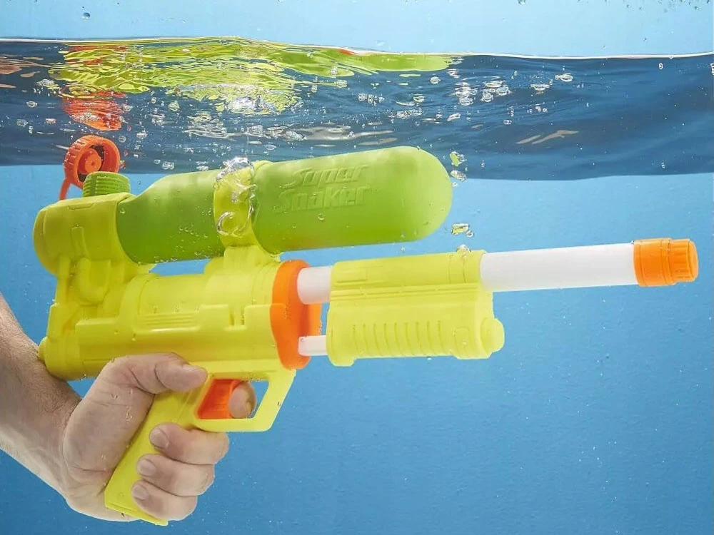 Hasbro Itin patogus vandens pistoletas vaikams, geltonas Nerf Soa XP50 ZA5185