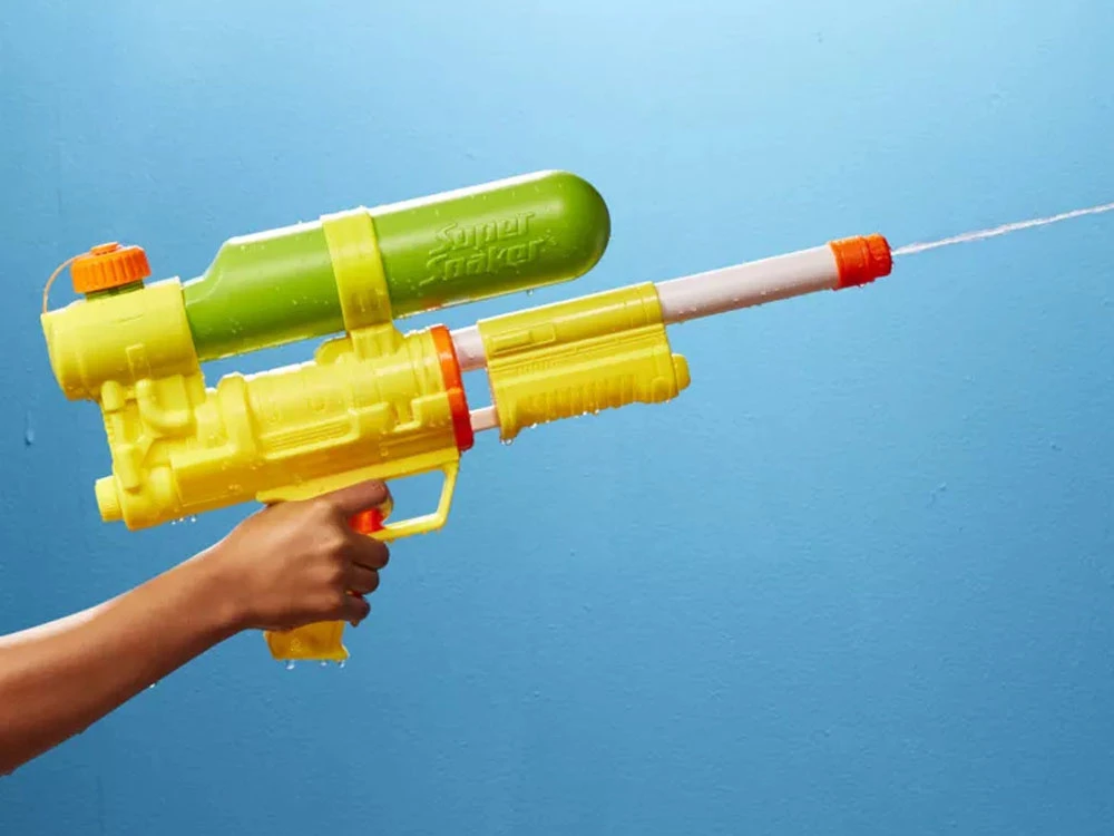 Hasbro Itin patogus vandens pistoletas vaikams, geltonas Nerf Soa XP50 ZA5185