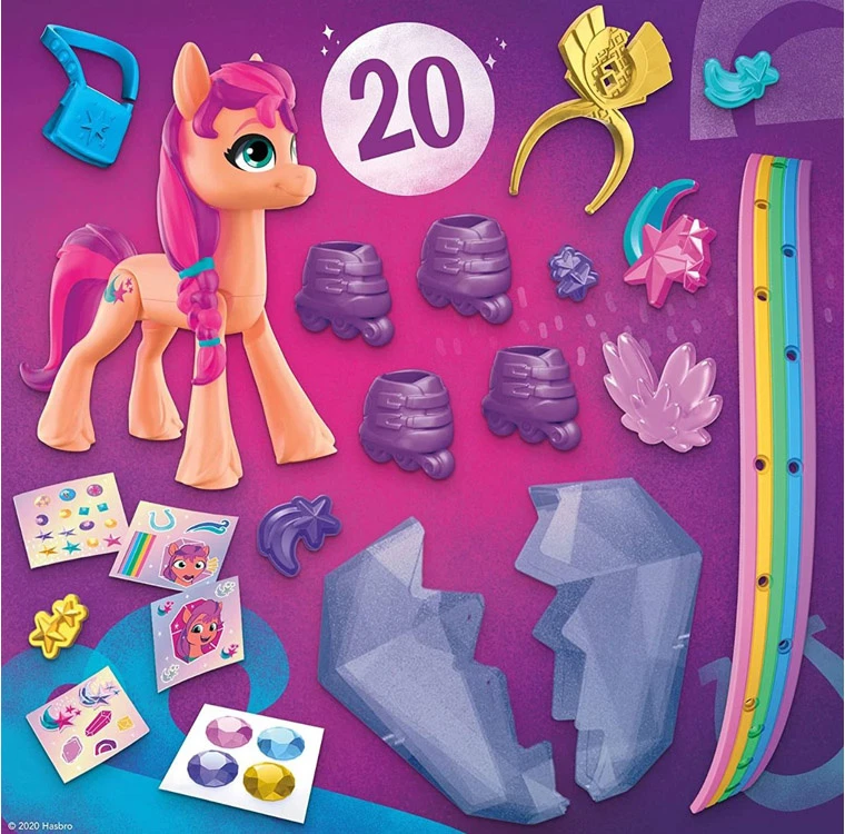 Hasbro My Little Pony figūrėlė Sunny Starscout Crystal Adventure aksesuarai ZA5476