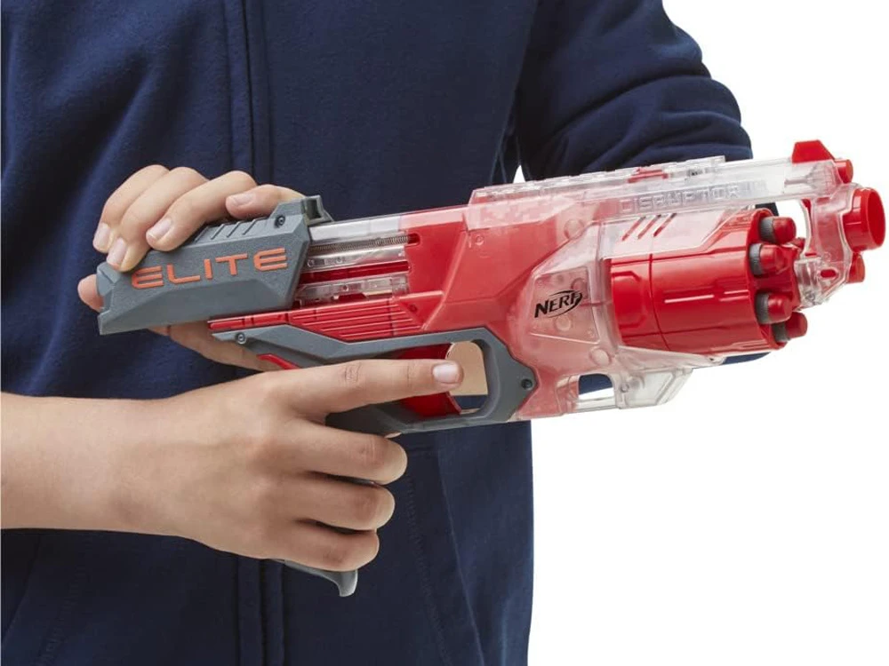 Hasbro NERF Disruptor pistoletas, veikimo nuotolis 27 m + 6 putplasčio kulkos ZA6188