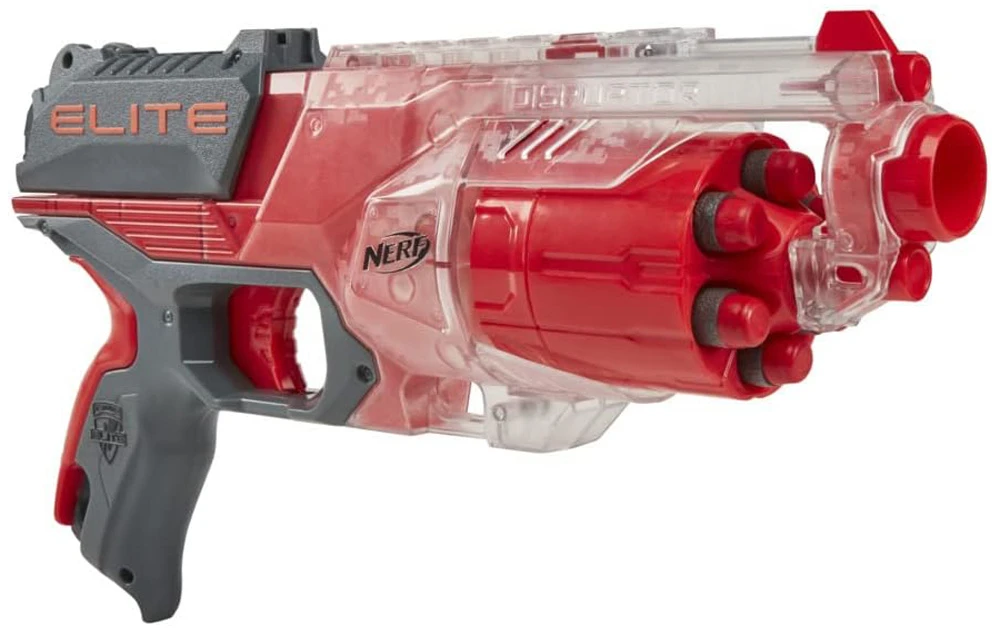 Hasbro NERF Disruptor pistoletas, veikimo nuotolis 27 m + 6 putplasčio kulkos ZA6188