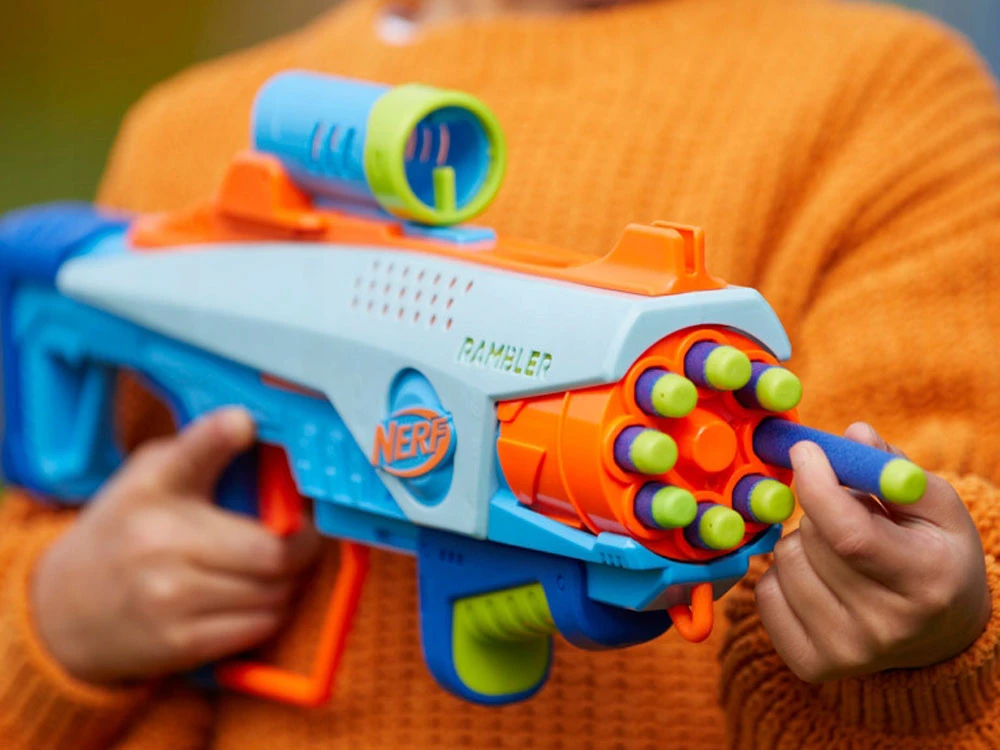 Hasbro Nerf blaster Elite JR Rookie Pack 32 šovinių paleidimo įrenginys ZA5180