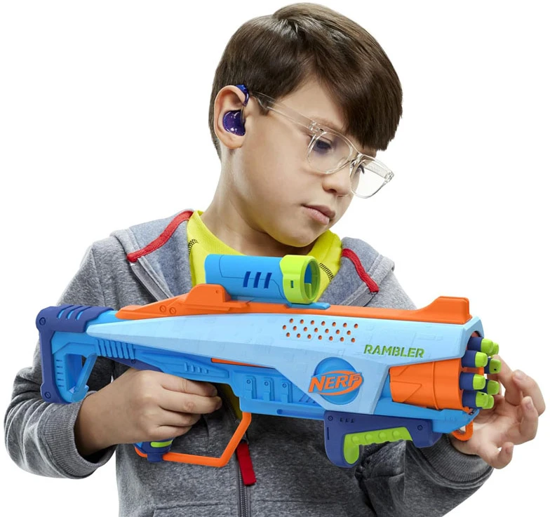 Hasbro Nerf blaster Elite JR Rookie Pack 32 šovinių paleidimo įrenginys ZA5180