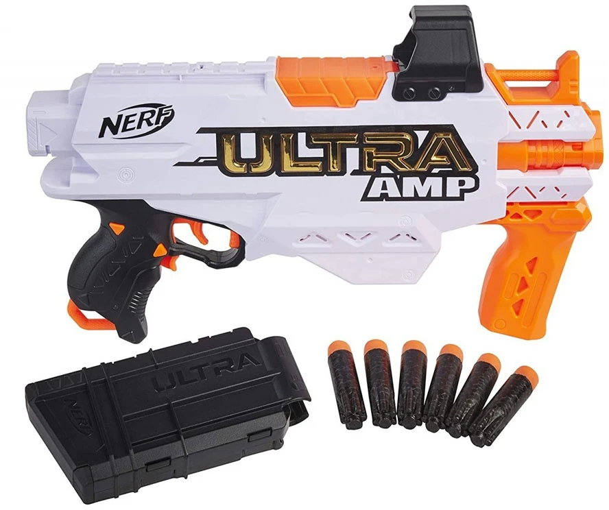 „Nerf Ultra AMP Launcher + 6“ putplasčio kasetės