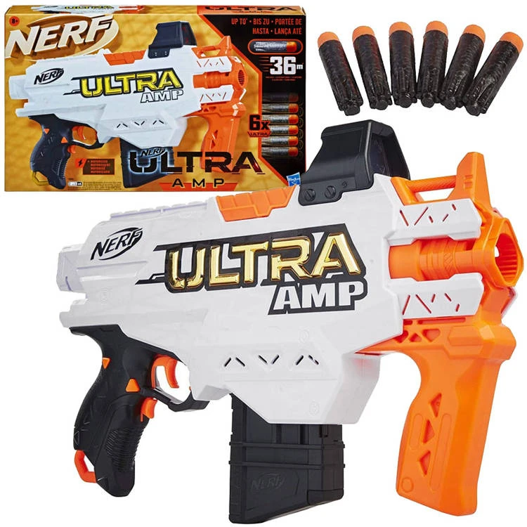 „Nerf Ultra AMP Launcher + 6“ putplasčio kasetės