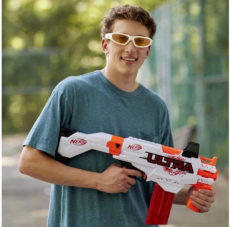 Hasbro Nerf Ultra Focus Big Gun rinkinys + ZA5182 putų polistirolo kulkos