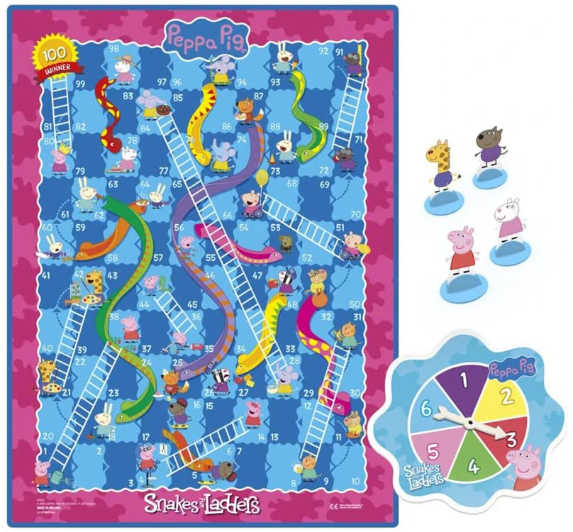 Stalo žaidimų kopėčios ir gyvatės „Peppa Pig Gr0672“