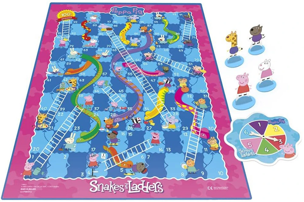 Stalo žaidimų kopėčios ir gyvatės „Peppa Pig Gr0672“