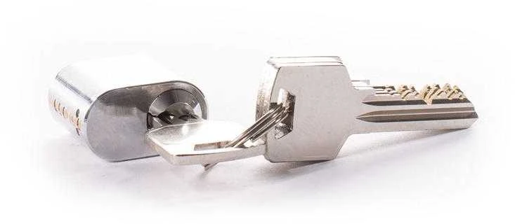 Haushalt Skandinaviško tipo ovalus cilindras, 32 mm, chromuotas