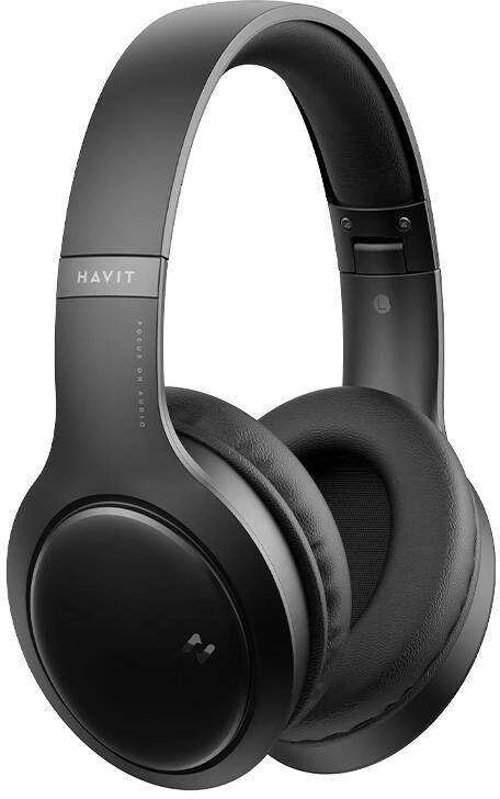 Havit H633BT – belaidės ausinės ant ausų, juodos spalvos