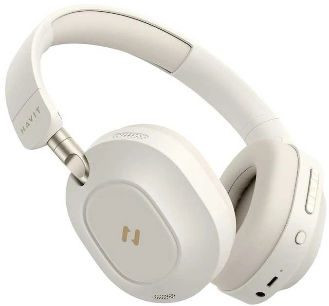 Havit H668BT - BT cordless ausinės, beige