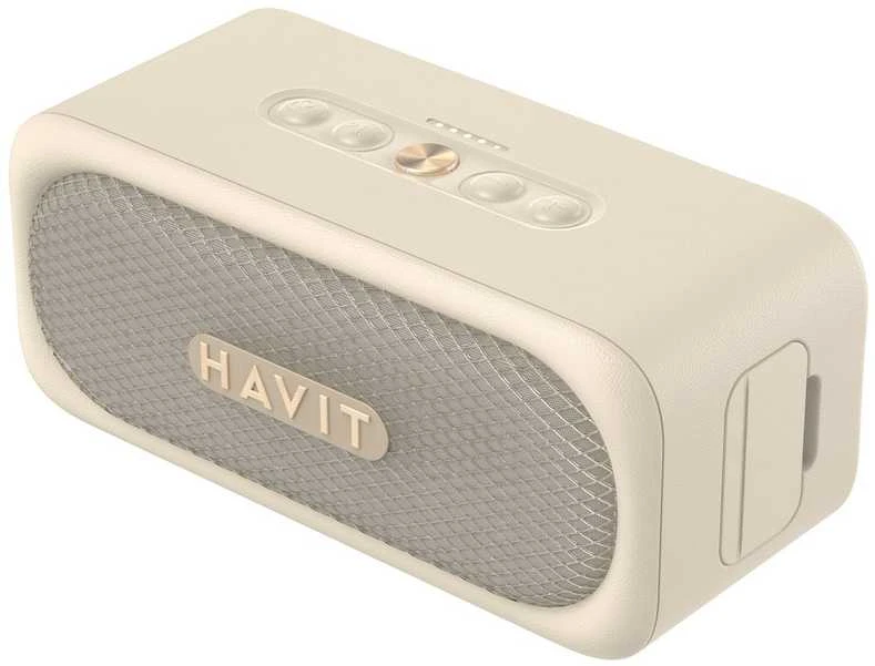„Havit SK905BT“ (klasikinė I) – belaidė „Bluetooth“ kolonėlė, smėlio spalvos